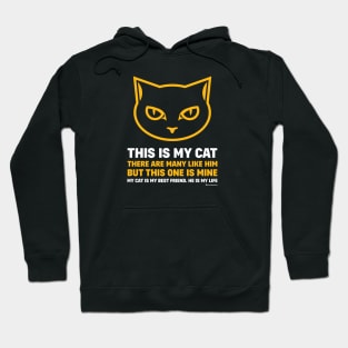 CAT OWNER CREED (MALE CAT) Hoodie